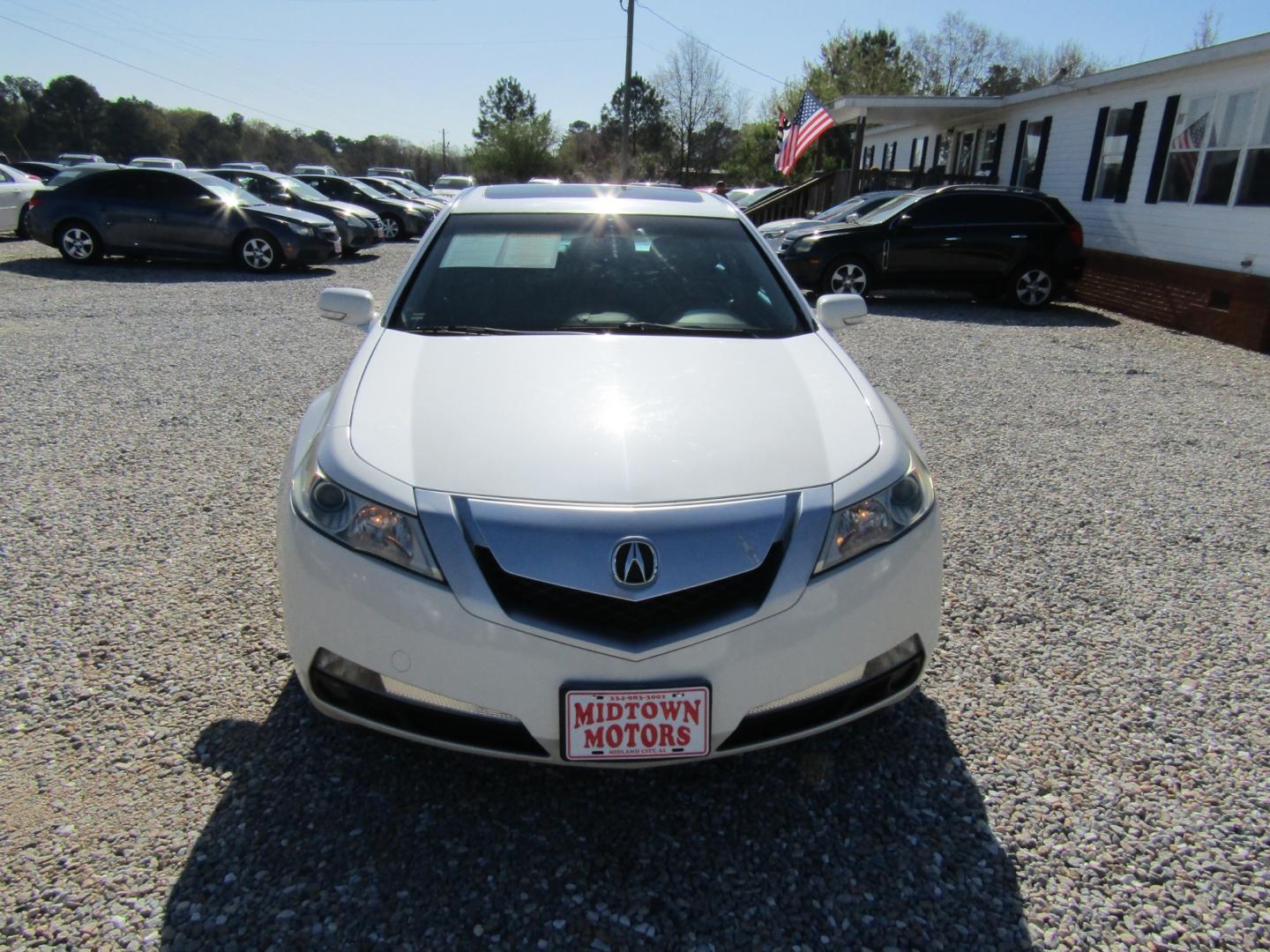 2010 White Acura TL 5-Speed AT with Tech Package (19UUA8F53AA) with an 3.5L V6 SOHC 24V engine, Automatic transmission, located at 15016 S Hwy 231, Midland City, AL, 36350, (334) 983-3001, 31.306210, -85.495277 - Photo#1
